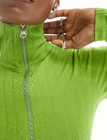 Rochie scurta COLLUSION, verde Verde