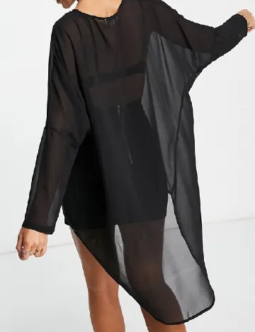 Bluza Never Fully Dressed, negru Negru