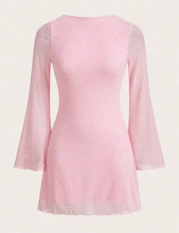 Rochie scurta SHEIN, roz Roz