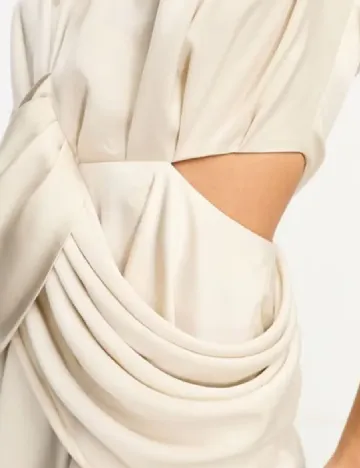 Rochie scurta ASOS, crem Crem