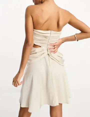 Rochie scurta ASOS, crem Crem