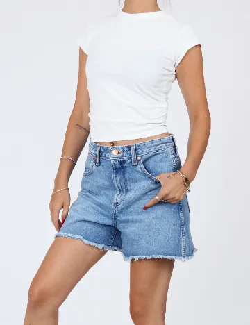 Set topuri 2 bucati Bershka, alb/crem Alb