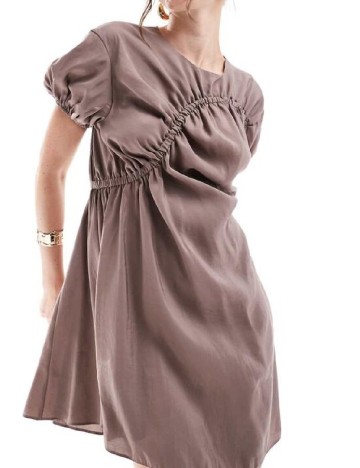 Rochie scurta ASOS, maro