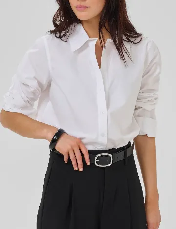 Camasa My Essential Wardrobe, alb Alb