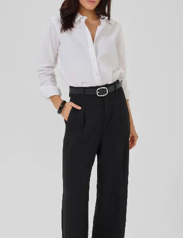 Camasa My Essential Wardrobe, alb Alb