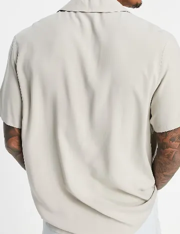 Camasa Oversize ASOS, bej Crem