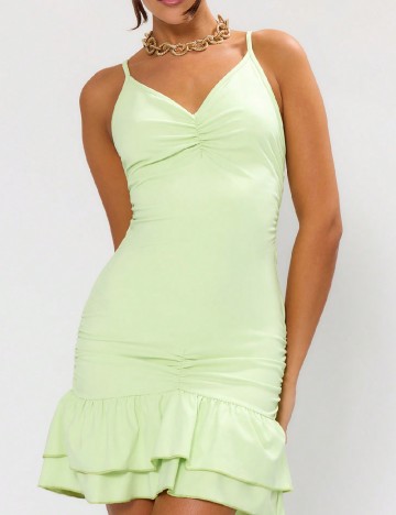 Rochie scurta SHEIN, verde