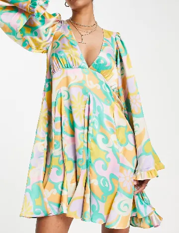 Rochie scurta ASOS, mix culori Mix culori