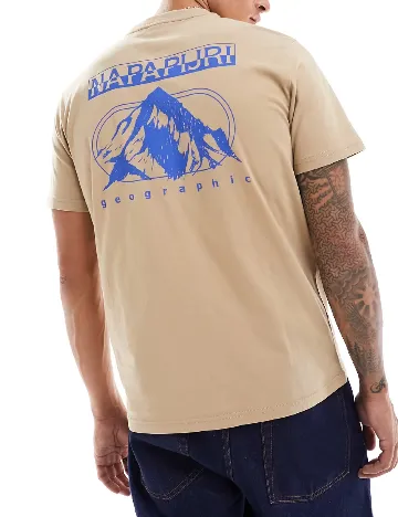 Tricou Napapijri, maro Maro