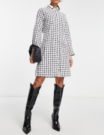 Rochie scurta Y.A.S, gri