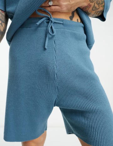 Pantaloni scurti ASOS, albastru