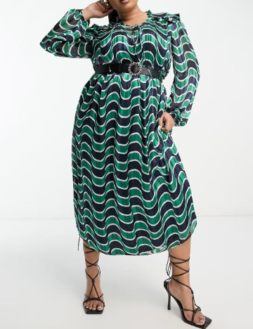 Rochie lunga River Island, verde