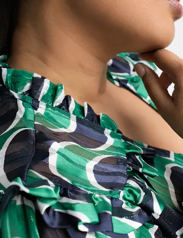Rochie lunga River Island, verde Verde
