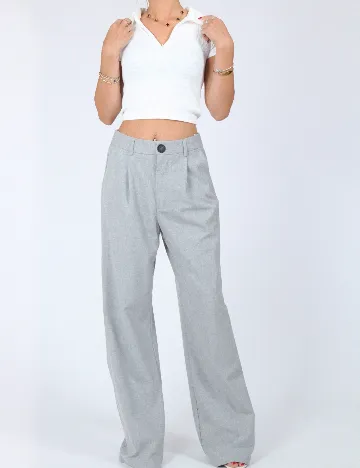 Top Stradivarius, alb Alb