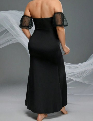 Rochie lunga SHEIN Maternity, negru