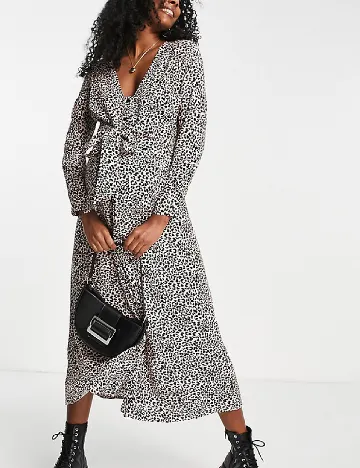Rochie medie Asos Maternity, animal print Animal print