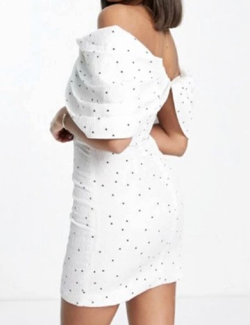 Rochie scurta ASOS, alb