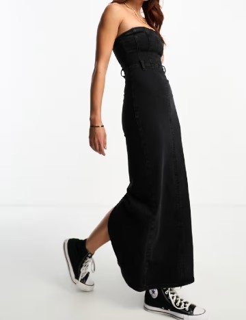 Rochie lunga Pull&Bear, negru