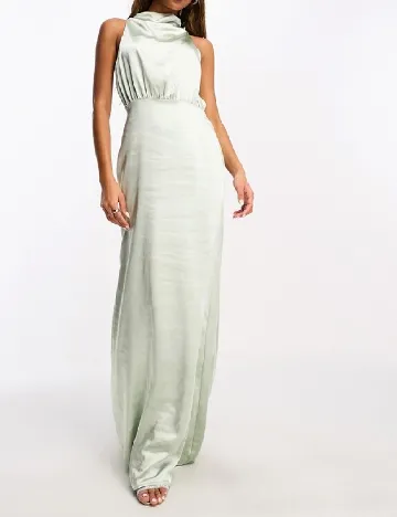 Rochie lunga Pretty Lavish, verde Verde