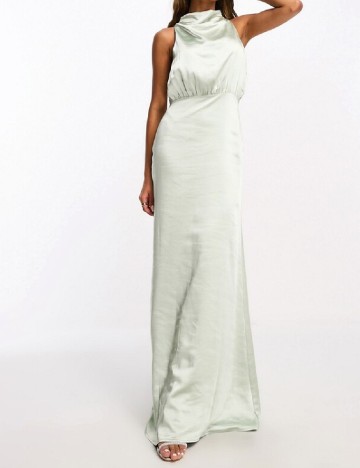 Rochie lunga Pretty Lavish, verde