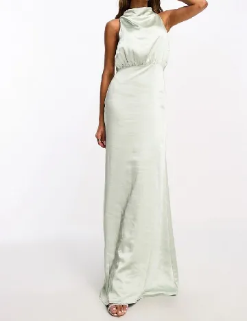 Rochie lunga Pretty Lavish, verde Verde