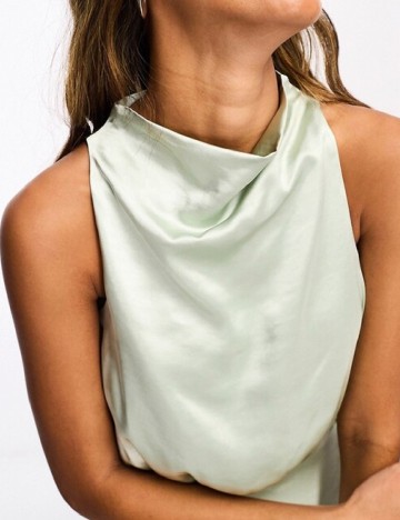 Rochie lunga Pretty Lavish, verde
