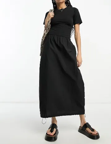 Rochie lunga ASOS, negru Negru