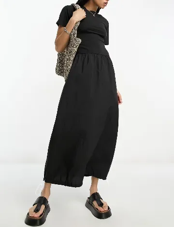 Rochie lunga ASOS, negru Negru