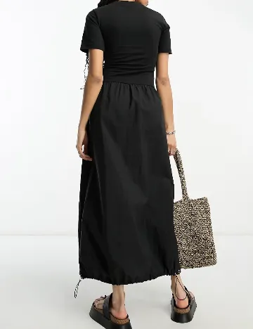 Rochie lunga ASOS, negru Negru