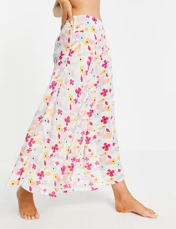 Pantaloni de plaja Vero Moda, floral print Floral print
