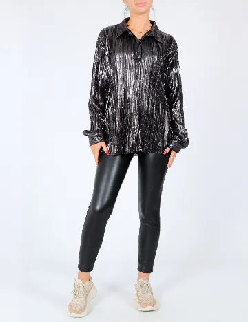 Camasa Oversize Pimkie, negru Negru