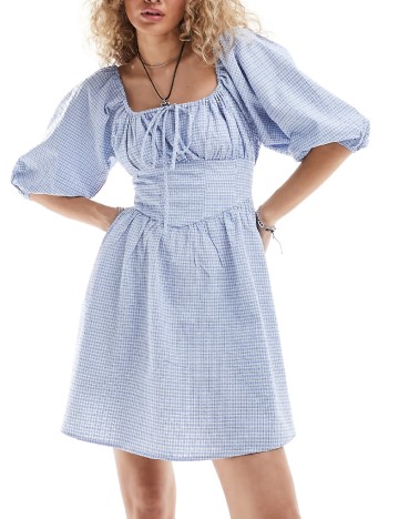 Rochie scurta Glamorous, albastru
