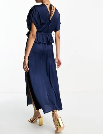 Rochie lunga ASOS, bleumarin inchis Albastru