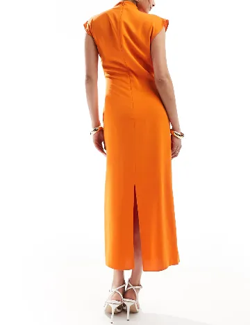 Rochie medie ASOS, portocaliu Portocaliu