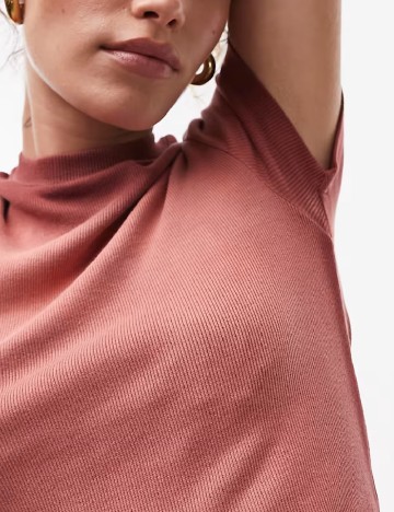 Tricou ASOS, roz pudra inchis
