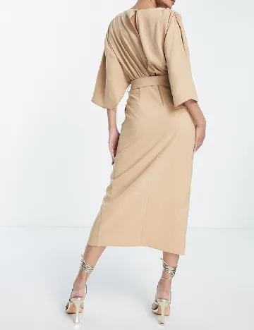 Rochie medie ASOS, crem Crem