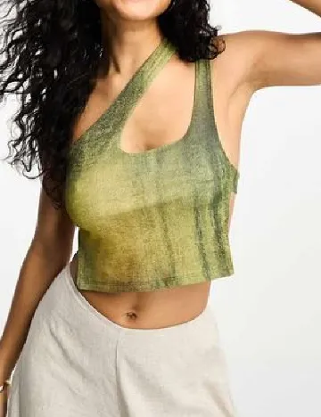 Top ASOS, verde Verde