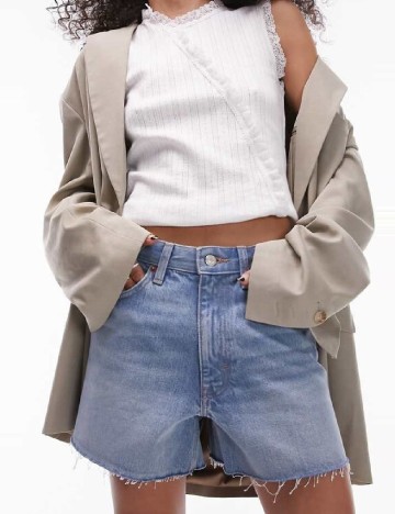 Pantaloni scurti Top Shop, albastru