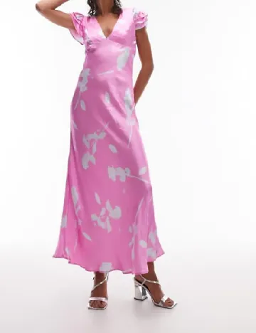 Rochie lunga Top Shop, roz Roz