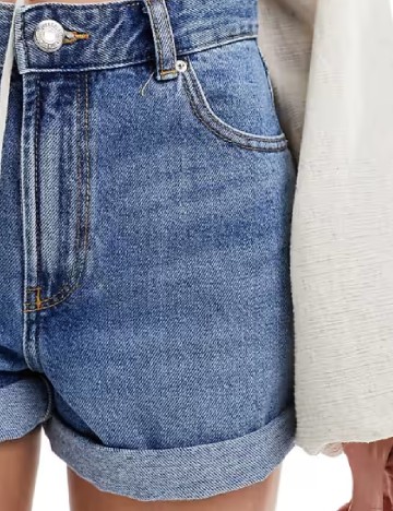 Pantaloni scurti Pull&Bear, albastru