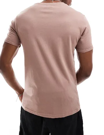 Tricou Pull&Bear, roz pudra inchis Roz