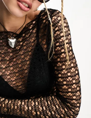 Rochie de plaja COLLUSION, negru Negru