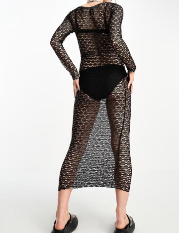 Rochie de plaja COLLUSION, negru