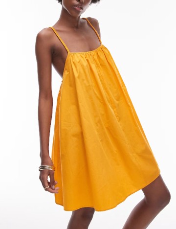 Rochie scurta Top Shop, portocaliu
