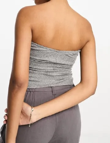 Top ASOS Curve, gri Gri