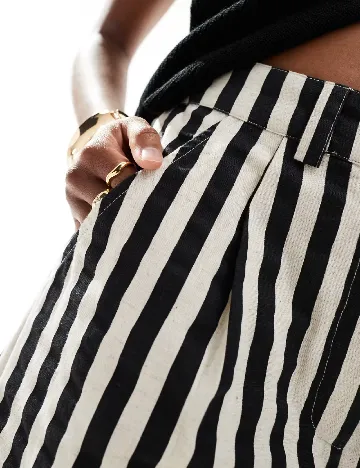 Pantaloni scurti ASOS, negru Negru
