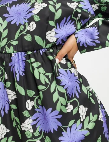 Rochie scurta Y.A.S, floral print Floral print