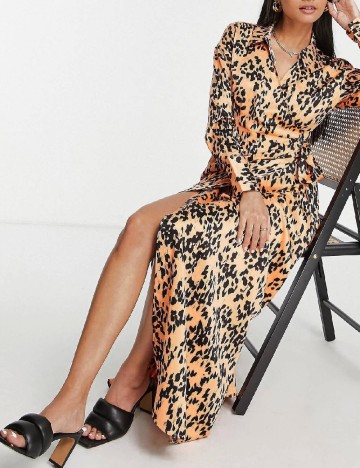 Rochie lunga Vero Moda, portocaliu