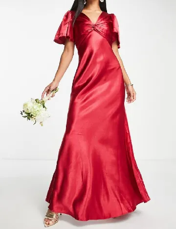 Rochie lunga Little Mistress, rosu Rosu