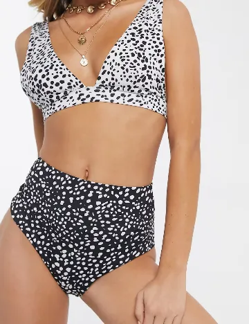 Chilot de  baie ASOS, negru Negru